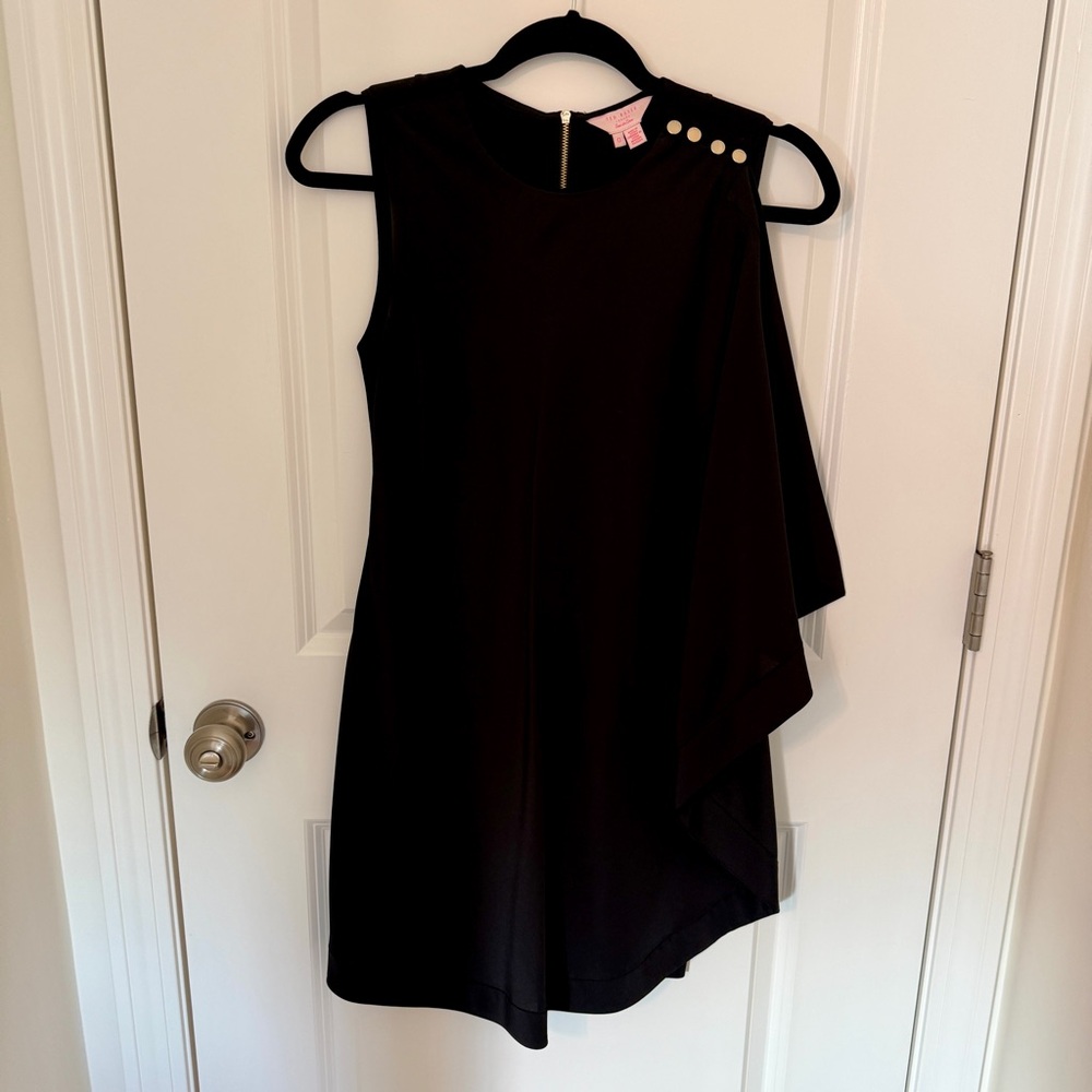 Ted Baker Black Draped Dress